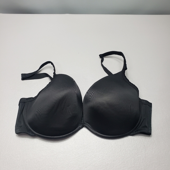 Cacique solid black bra with underwire women's plus size 44D - Picture 8 of 8